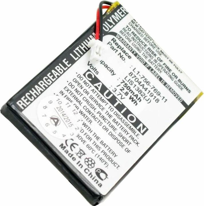 Actual product image Sony Akku PRS-500, PRS-505, PRS-700, PRSA-CL1 (Device specific, 750 mAh)