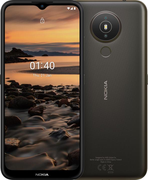 Produktbild Nokia 1.4 (32 GB, Charcoal, 6.51", Hybrid Dual SIM, 8 Mpx, 4G)