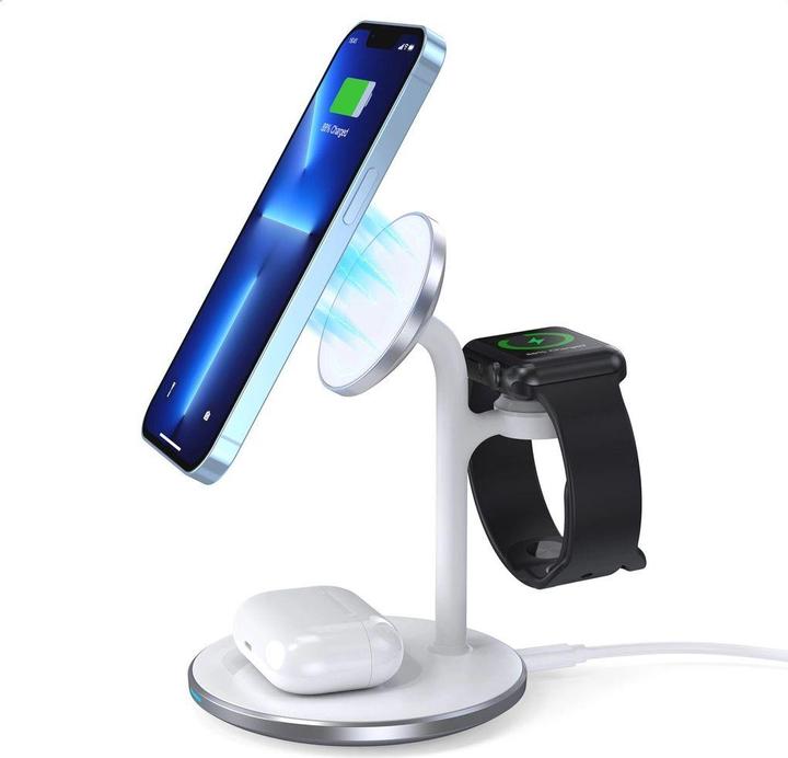 Immagine prodotto Choetech Caricabatterie wireless 3 in 1 da 15W T585 F (15 W)