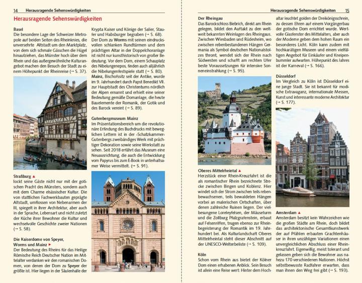 Produktbild Reiseführer Flusskreuzfahrten Rhein (Deutsch, Annette Lorenz)