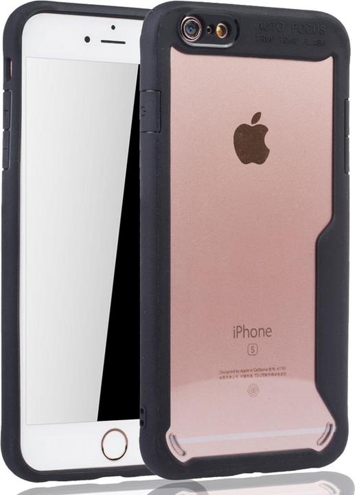 Produktbild König Design Apple iPhone 6 / iPhone 6s Hybrid Editon Handy Hülle Schutz Case Cover Schwarz (Apple iPhone 6)