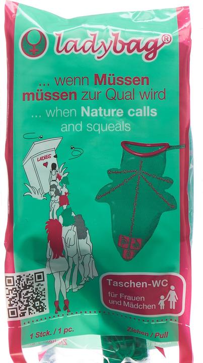 Image du produit Ladybag WC de poche pour femmes (1000 ml, Lotion de toilette intime)