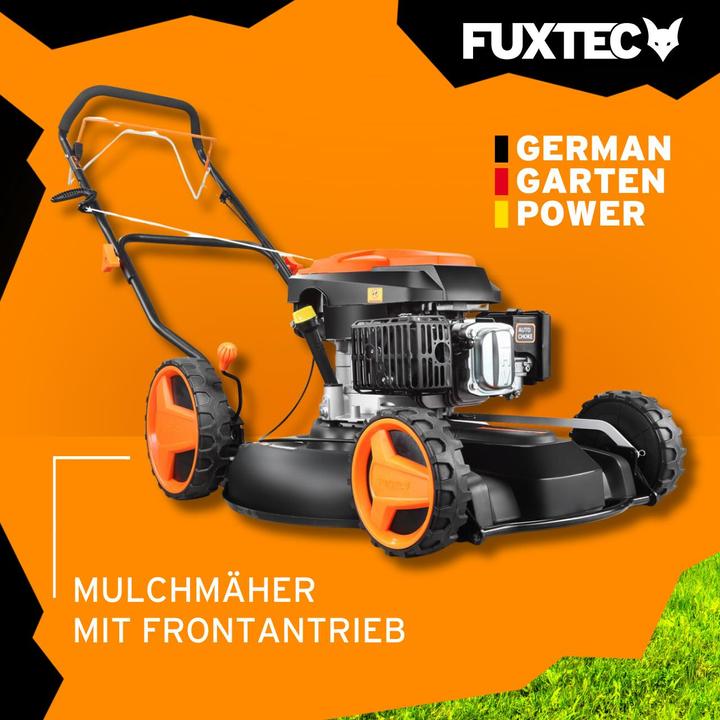 Produktbild Fuxtec Benzin Rasenmäher FX-RM51SA96 Mulchmäher mit Antrieb (Benzinbetrieb)
