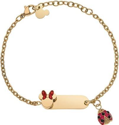 Disney Charming gold-plated bracelet with Minnie Mouse charms B600623YRRL-55.CS (Sterling Silber)