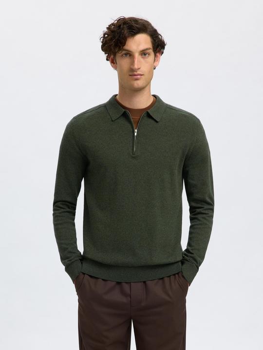 Immagine prodotto Selected Homme Slhberg Ls Half Zip Polo Noos (L)