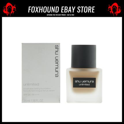Actual product image Unlimited Shu Uemura SPF 24/PA+++ 734 Rich Beige Foundation 35ml (734 Rich Beige)