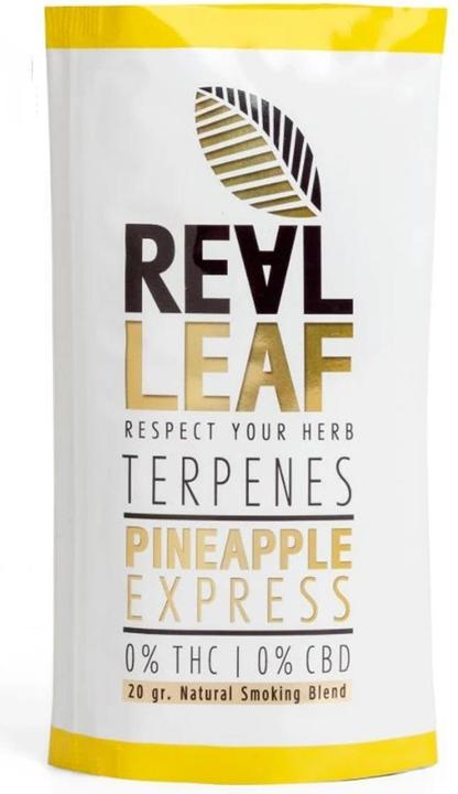 Produktbild Real Leaf Pineapple-Express nikotinfreier Tabak Ersatz (Ananas, 20 g)