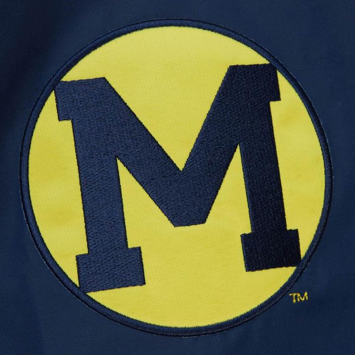 Produktbild Mitchell & Ness M&N Exploded Logo Warm Up Jacke University of Michigan - M (M)
