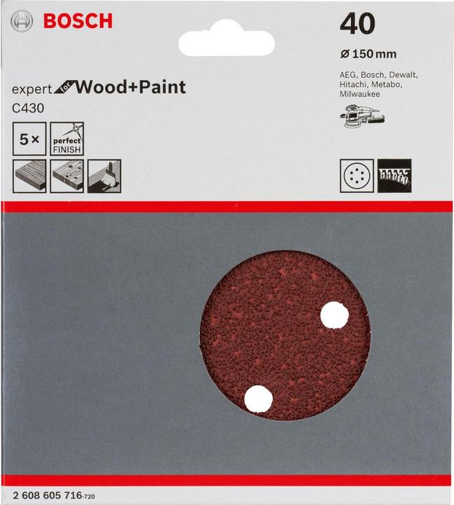 Produktbild Bosch Professional Zubehör Schleifblatt C430 (40)