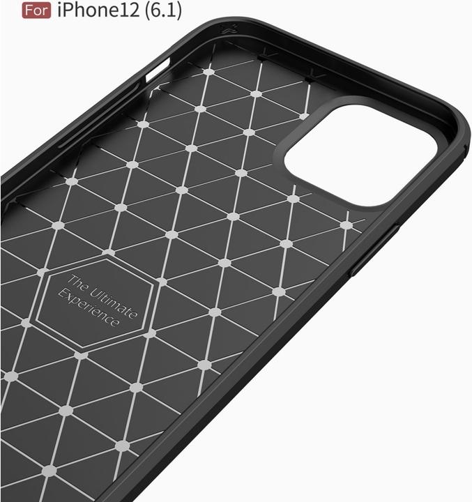 Produktbild Screenguard Carbon Brushed Case (Apple iPhone 12)