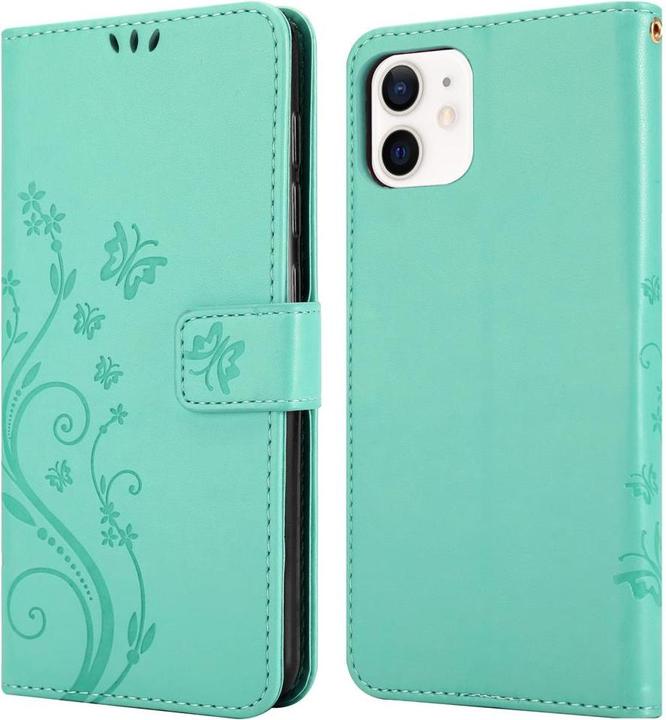 Produktbild Cadorabo Flower Book Hülle (Apple iPhone 12 mini)
