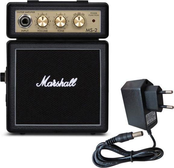 Marshall Gitarren-Verstärker MS-2 Micro Stack mit Netzteil (Gitarre, 1 W)