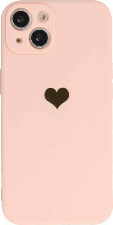 Actual product image PhoneLook Cover Silicone Mat Heart gold (Apple iPhone 16e)