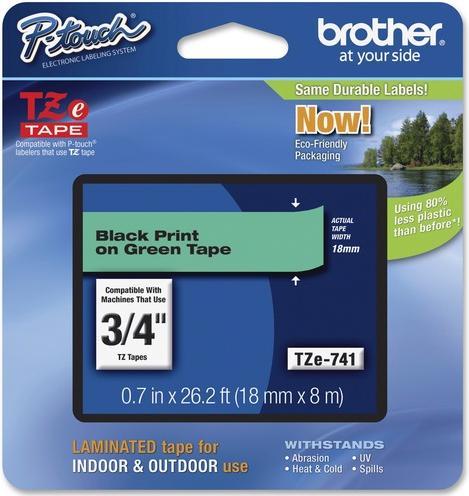 Immagine prodotto Brother Tze-741 (1.80 cm, Verde)
