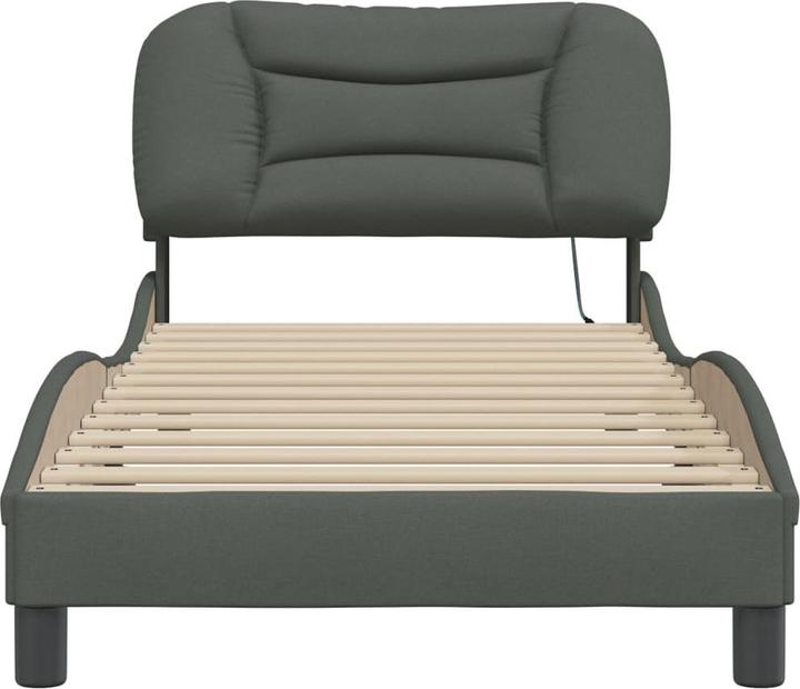 Image du produit VidaXL Cadre de lit avec tissu LED (100 x 200 cm)