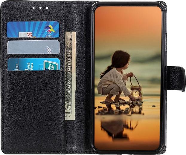 Actual product image MU Classic Litchi Leather Bookcover Series (Xiaomi Mi 10 Ultra)