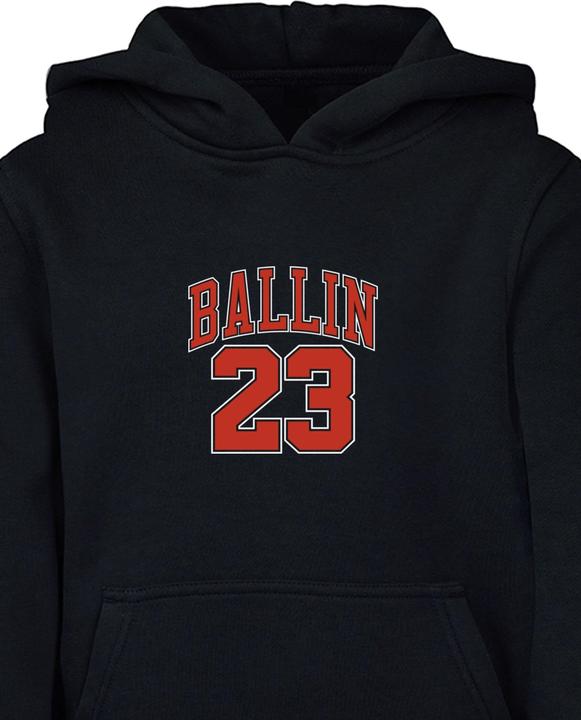 Immagine prodotto Mister Tee Felpa con cappuccio Ballin 23 per bambini - 132507 (110, 116)