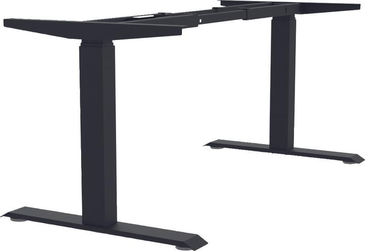 Produktbild BMB Steh-Sitz Tischgestell schwarz RAL 9017 H.610-1260mm