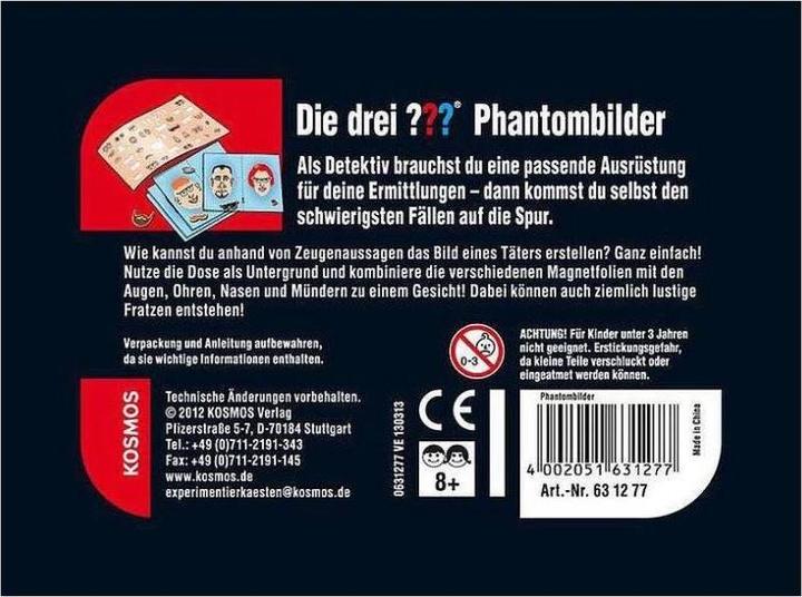 Produktbild Kosmos Die drei Phantombilder