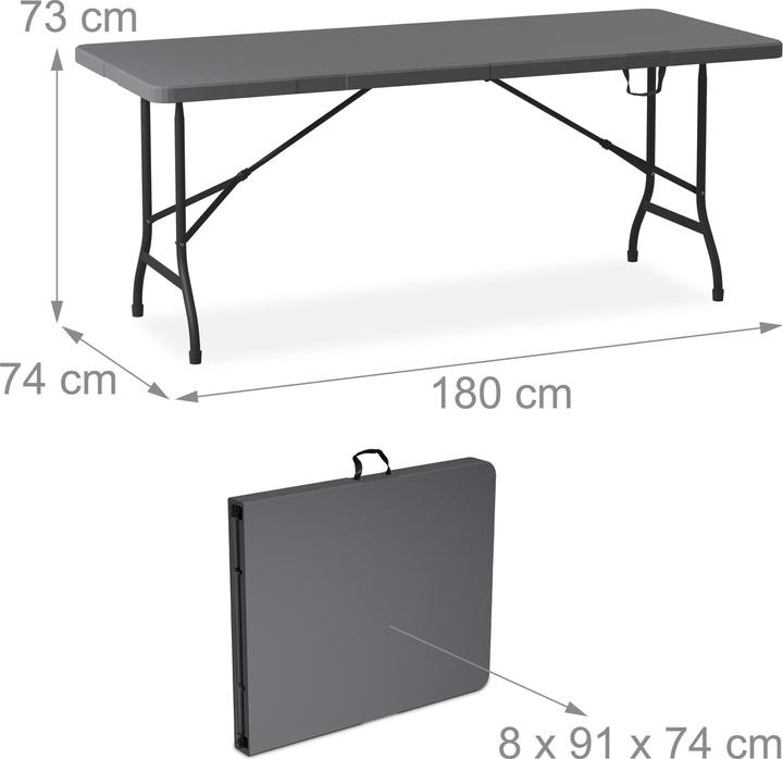 Actual product image Relaxdays beer tent set (180 cm)