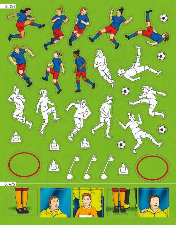 Image du produit Ravensburger Mein Ausmalstickerbuch Fussball - Grand livre avec plus de 300 autocollants, beaucoup d'autocollants