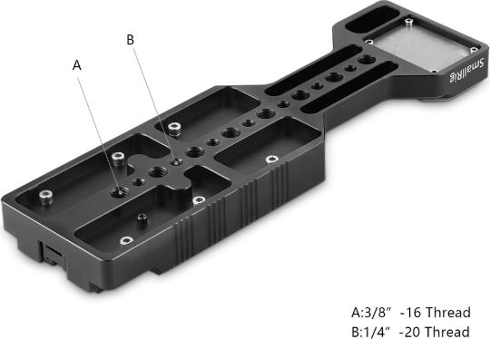Immagine prodotto SmallRig Piastra treppiede a sgancio rapido VCT-14 (Accessori video vari)