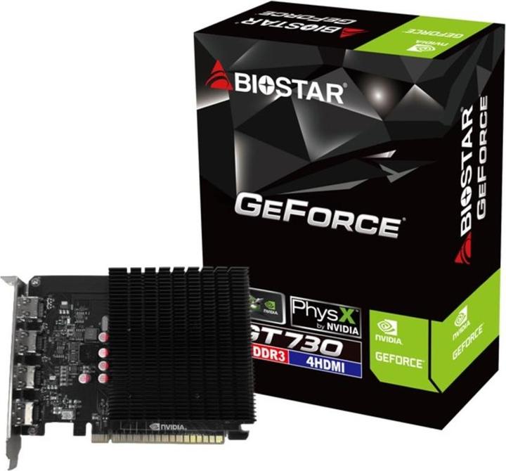Produktbild Biostar Karta graficzna GT 730 4GB 4xHDMI (4 GB)