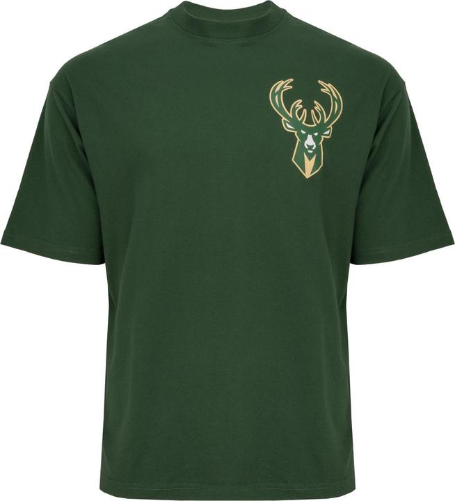 New Era Oversized Shirt - BACKPRINT Milwaukee Bucks - L (L)