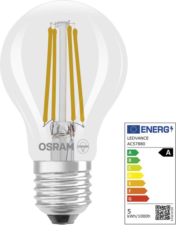 Produktbild Steffen Osram LED Classic A E27 240V 5W 1055lm WW (E27, 5 W, 1055 lm, 1 x, A)