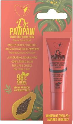 Dr. PawPaw Tinted True Coral Balm Multipurpose Soothing Balm - 10ml (10 ml)