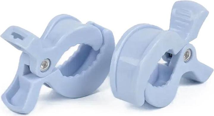 Produktbild ASMI Swaddle Clips, Kinderwagen Klammern 2 Stück Himmelblau