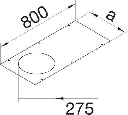 Produktbild Hager BKA400800R10 (Kabeldurchlass, 80 cm)