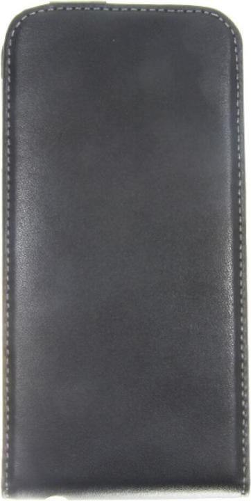 Produktbild OEM Slim Leather Flip Case for Galaxy S6 - black (Samsung Galaxy S6)