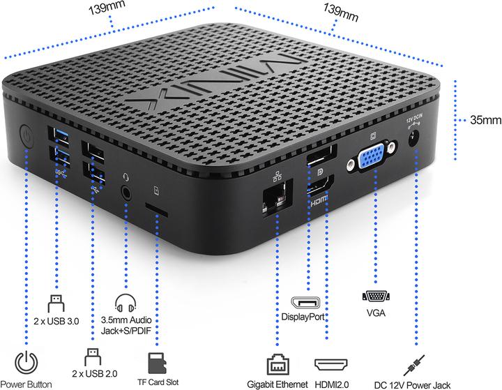 Actual product image Minix Neo G41V-4 (Intel Celeron N4100, 4 GB, 64 GB)