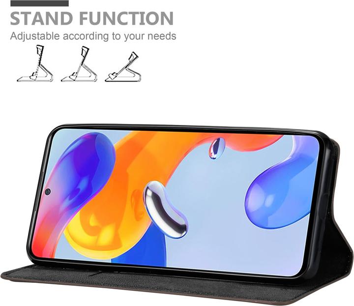 Produktbild Cadorabo Hülle für Xiaomi RedMi NOTE 11 PRO 4G / 5G im Book Invis. Magnet Style (Xiaomi Redmi Note 11 Pro 5G, Xiaomi Redmi Note 11 Pro)