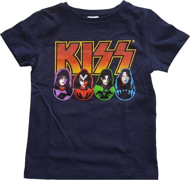 Immagine prodotto KISS Maglietta Logo, Volti e Icone Bambini (146, 152)