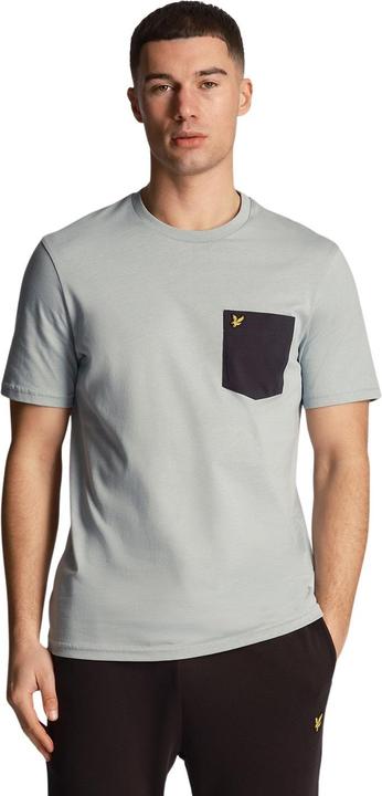 Actual product image Lyle and Scott t-hirt with pocket lyle & cott contrat (S)