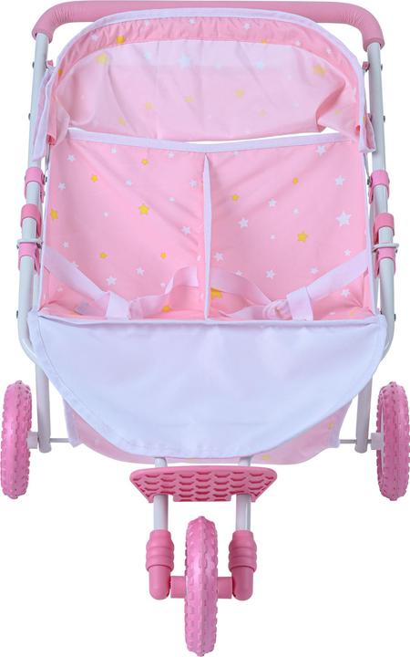 Produktbild Teamson Olivia's Little World Doppel Twin Puppen Kinderwagen Puppenwagen Rosa OL-00012