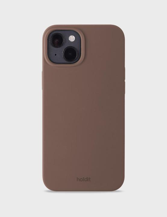 Actual product image Holdit Phone Case Dark Brown