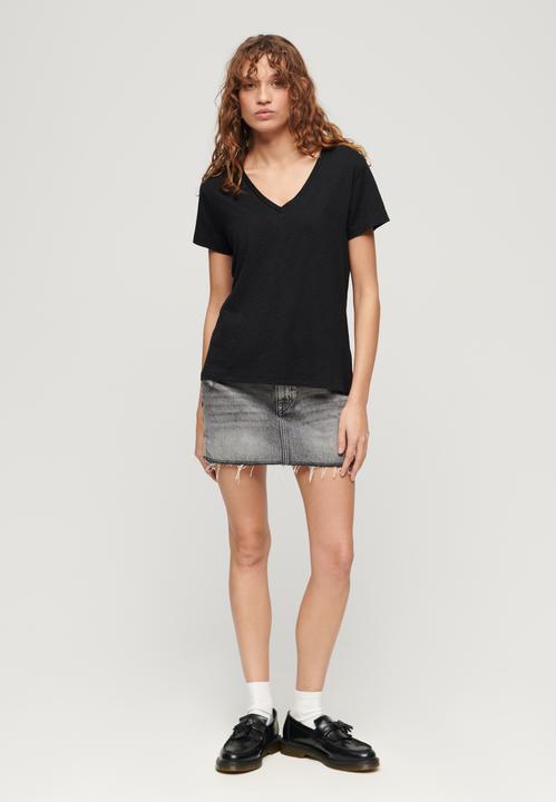 Actual product image Superdry Studios Slub Emb Vee Tee (14)