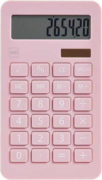 Miquelrius TASCHENRECHNER Solar mit 10 Ziffern LCD-Bildschirm (Batterien)