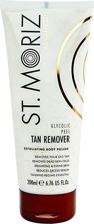 Produktbild St. Moriz Advanced Pro Glycolic Peel Tan Remover Body Scrub Removing Unwanted Tan 200Ml (Selbstbräunungsserum, 200 ml)