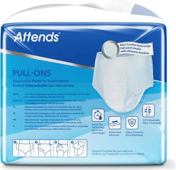 Actual product image Attends Pull Ons 8 Pant L (16 x, Large)
