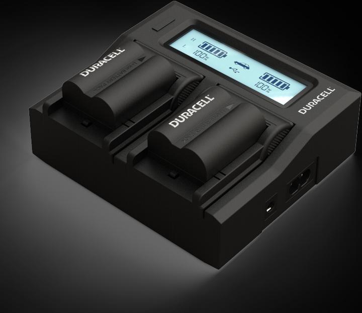 Actual product image Duracell Dual charger for DR9668/CGA-S006 (Camera battery charger)