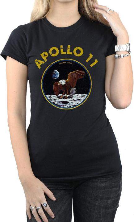 Actual product image Nasa Womens/Ladies Apollo 11 Cotton T-Shirt (XXL)