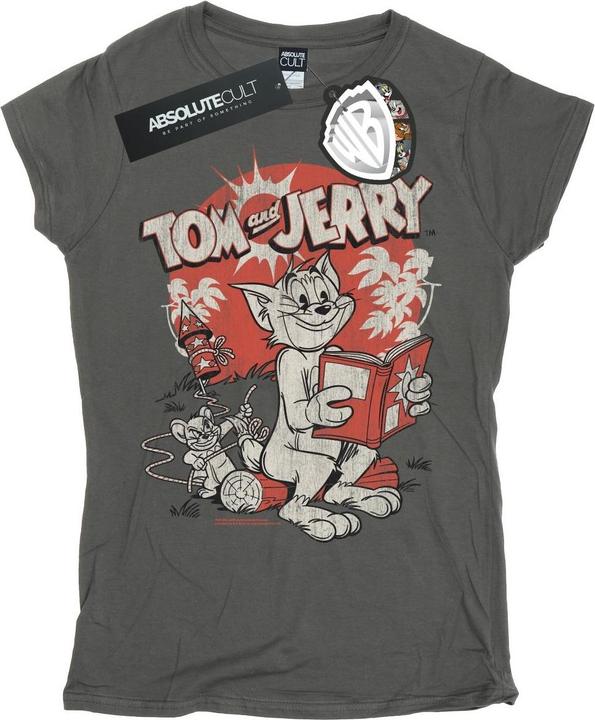 Tom & Jerry Rocket Prank TShirt (L)