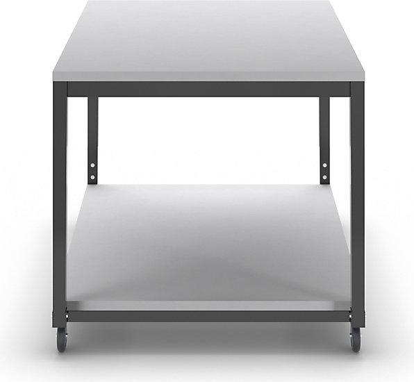 Produktbild eurokraft basic Tischwagen mit 2 Etagen, für Arbeitstisch-System WT, Breite x Tiefe 1000x700 mm (100 kg)
