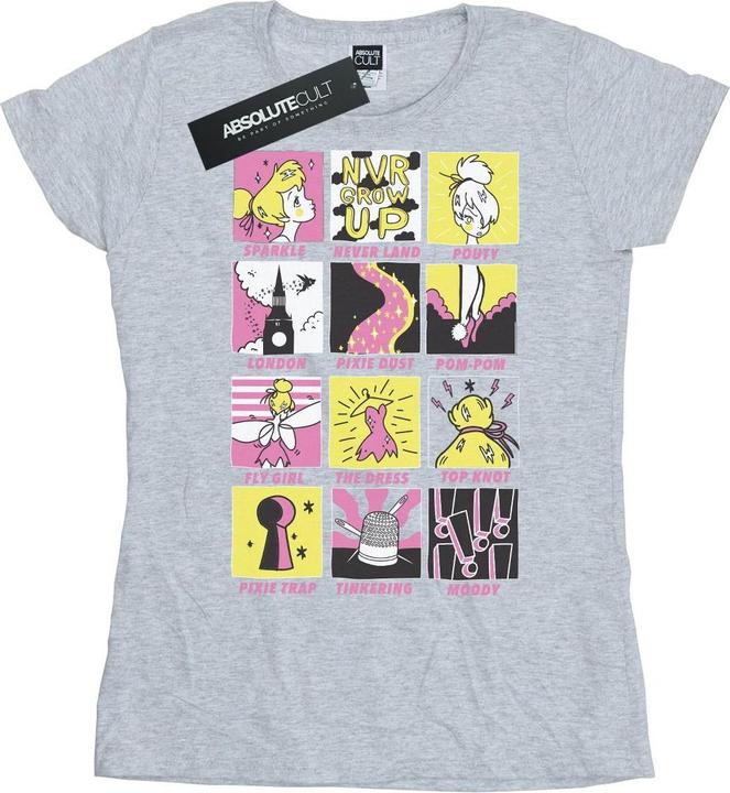 Disney Tinkerbell Squares TShirt (M)