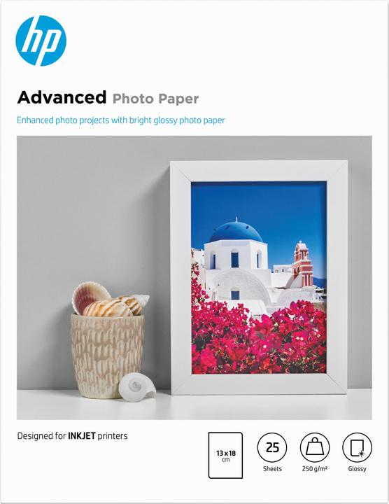 Actual product image HP Q8696a (250 g/m², 13 x 18 cm, 25 x)