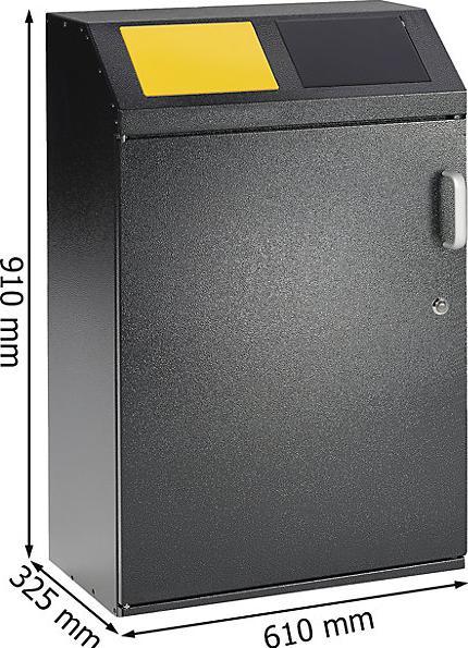 Produktbild eurokraft pro Wertstoffsammelschrank (100 l)